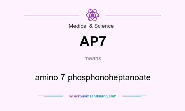 What does AP7 mean? It stands for amino-7-phosphonoheptanoate