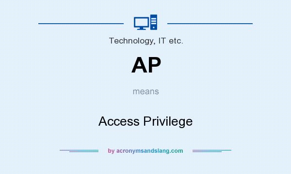 What does AP mean? It stands for Access Privilege