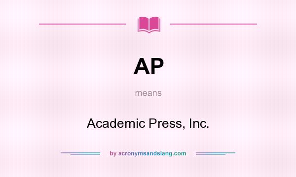 What does AP mean? It stands for Academic Press, Inc.