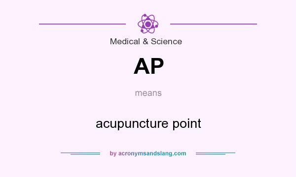 What does AP mean? It stands for acupuncture point