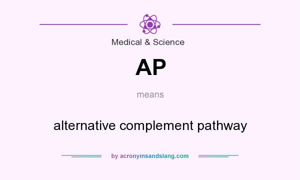 What does AP mean? It stands for alternative complement pathway