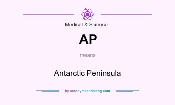 What does AP mean? It stands for Antarctic Peninsula