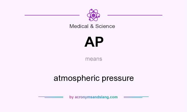 What does AP mean? It stands for atmospheric pressure