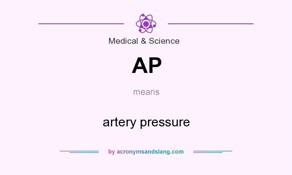 What does AP mean? It stands for artery pressure