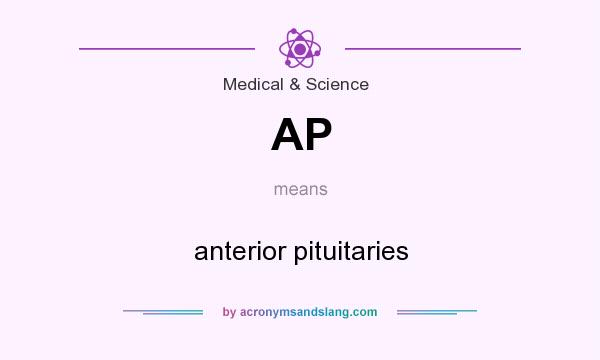 What does AP mean? It stands for anterior pituitaries