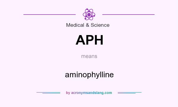 What does APH mean? It stands for aminophylline