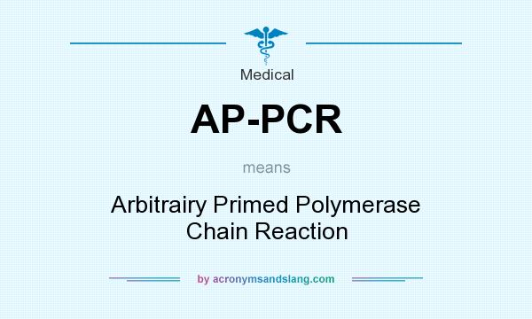 What does AP-PCR mean? It stands for Arbitrairy Primed Polymerase Chain Reaction