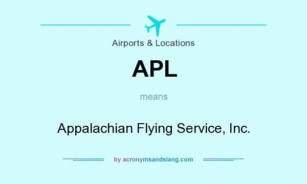 What does APL mean? It stands for Appalachian Flying Service, Inc.