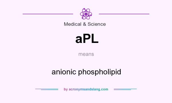 What does aPL mean? It stands for anionic phospholipid