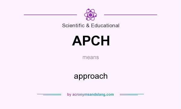 What does APCH mean? It stands for approach