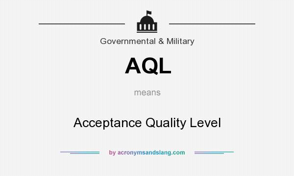 What does AQL mean? It stands for Acceptance Quality Level