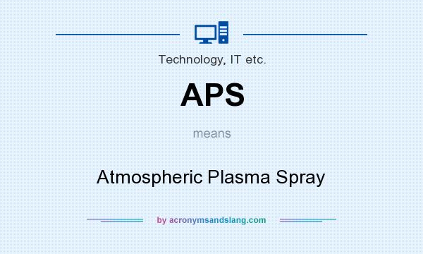 What does APS mean? It stands for Atmospheric Plasma Spray