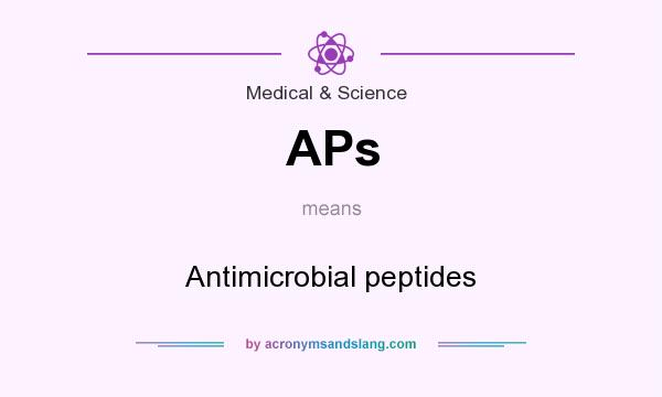 What does APs mean? It stands for Antimicrobial peptides
