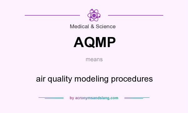 What does AQMP mean? It stands for air quality modeling procedures