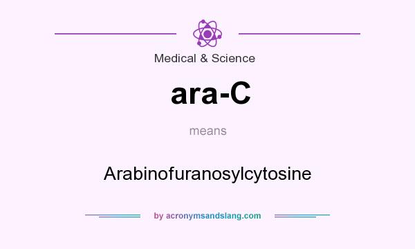What does ara-C mean? It stands for Arabinofuranosylcytosine