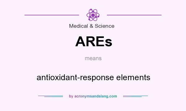 What does AREs mean? It stands for antioxidant-response elements
