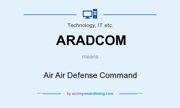 What does ARADCOM mean? It stands for Air Air Defense Command