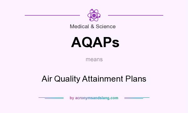 What does AQAPs mean? It stands for Air Quality Attainment Plans