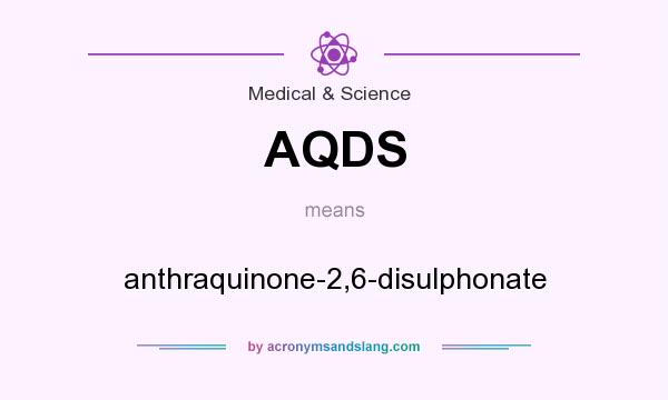 What does AQDS mean? It stands for anthraquinone-2,6-disulphonate