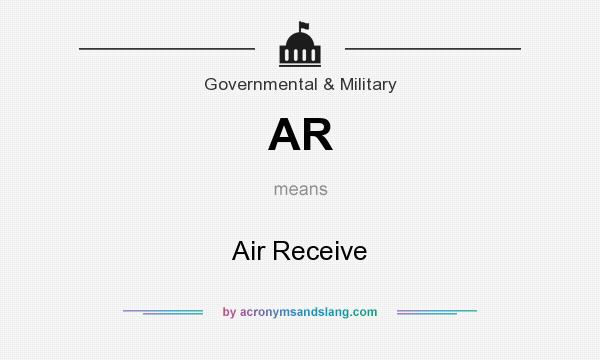 What does AR mean? It stands for Air Receive