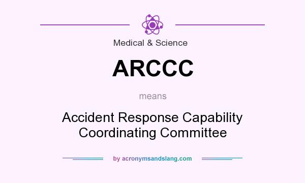 What does ARCCC mean? It stands for Accident Response Capability Coordinating Committee