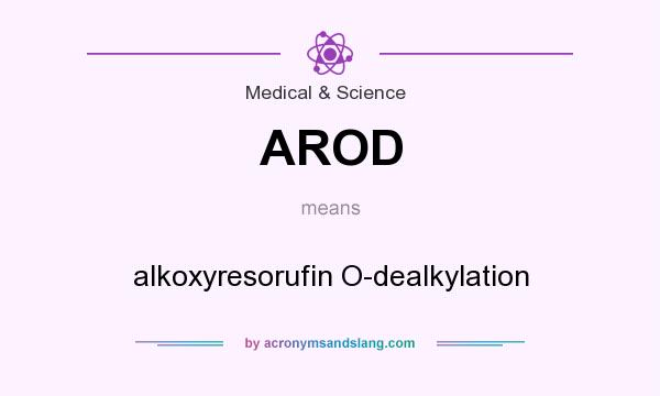 What does AROD mean? It stands for alkoxyresorufin O-dealkylation