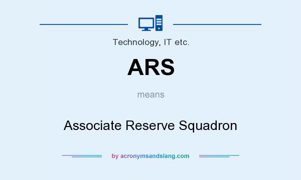 What does ARS mean? It stands for Associate Reserve Squadron
