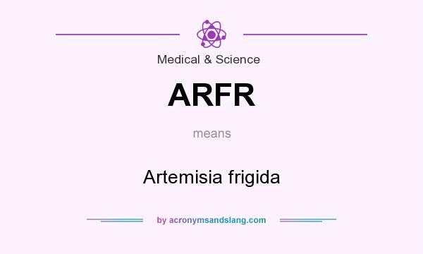 What does ARFR mean? It stands for Artemisia frigida