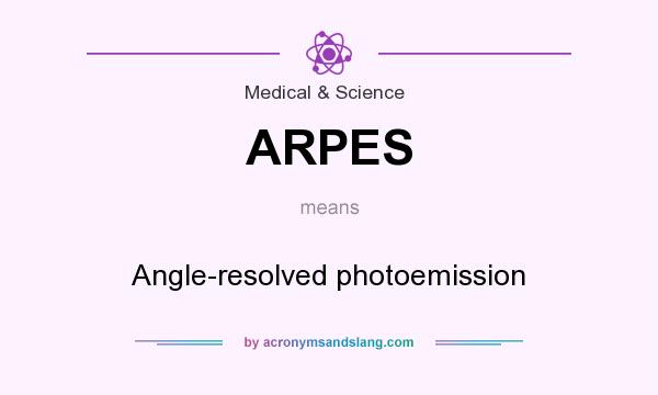 What does ARPES mean? It stands for Angle-resolved photoemission