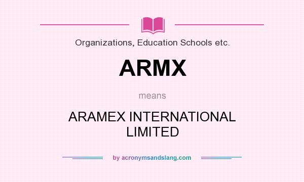 What does ARMX mean? It stands for ARAMEX INTERNATIONAL LIMITED