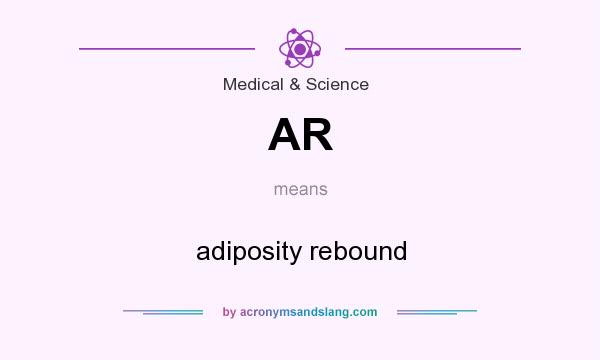What does AR mean? It stands for adiposity rebound