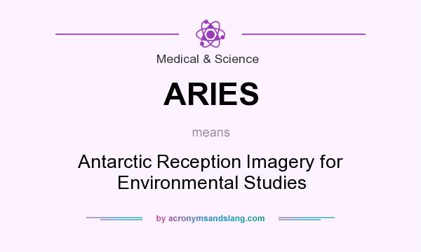 What does ARIES mean? It stands for Antarctic Reception Imagery for Environmental Studies