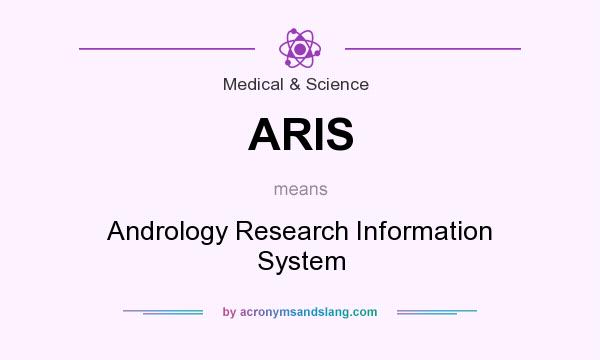 What does ARIS mean? It stands for Andrology Research Information System