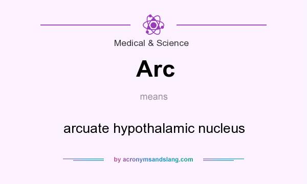 What does Arc mean? It stands for arcuate hypothalamic nucleus