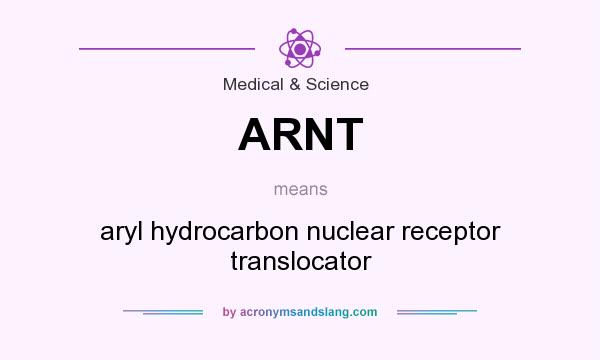 What does ARNT mean? It stands for aryl hydrocarbon nuclear receptor translocator