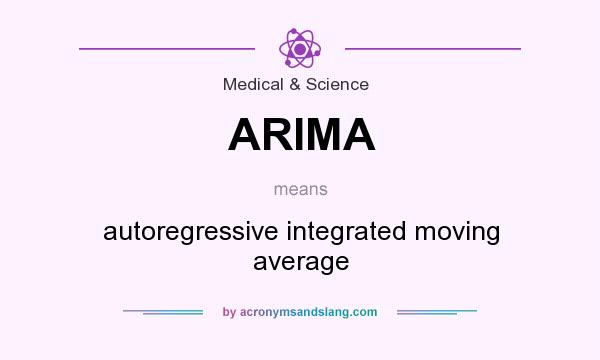 What does ARIMA mean? It stands for autoregressive integrated moving average