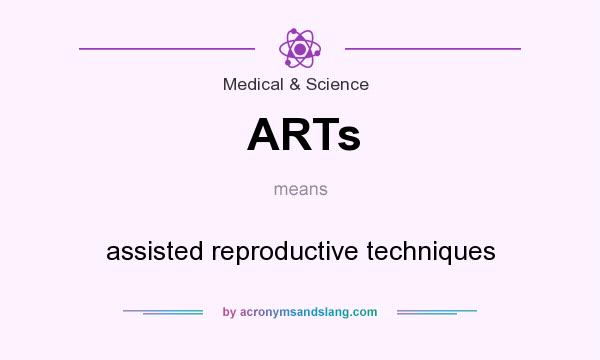 What does ARTs mean? It stands for assisted reproductive techniques