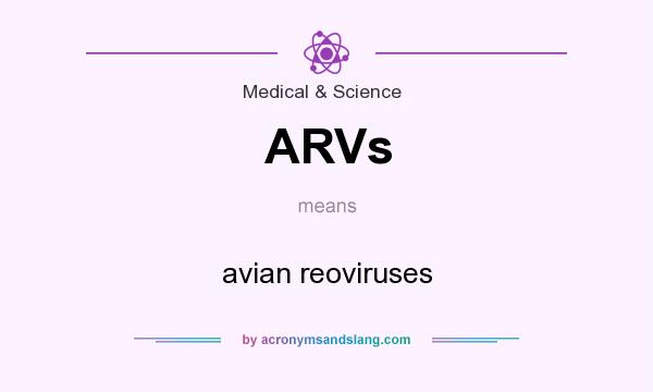 What does ARVs mean? It stands for avian reoviruses