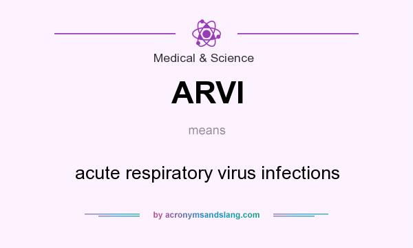What does ARVI mean? It stands for acute respiratory virus infections