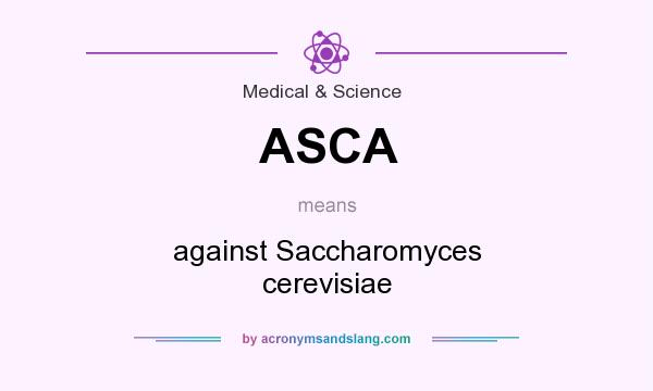 What does ASCA mean? It stands for against Saccharomyces cerevisiae