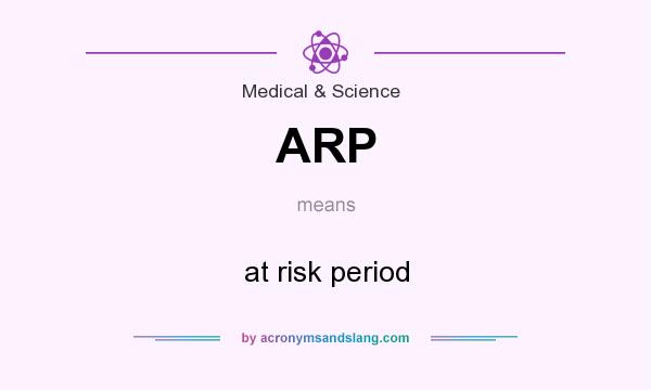 What does ARP mean? It stands for at risk period