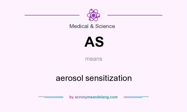 What does AS mean? It stands for aerosol sensitization