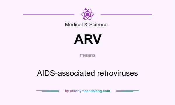 What does ARV mean? It stands for AIDS-associated retroviruses