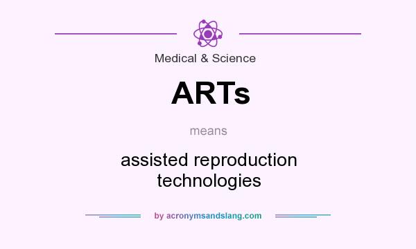 What does ARTs mean? It stands for assisted reproduction technologies