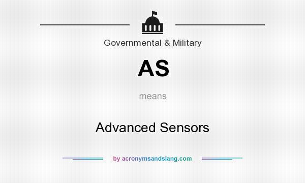What does AS mean? It stands for Advanced Sensors