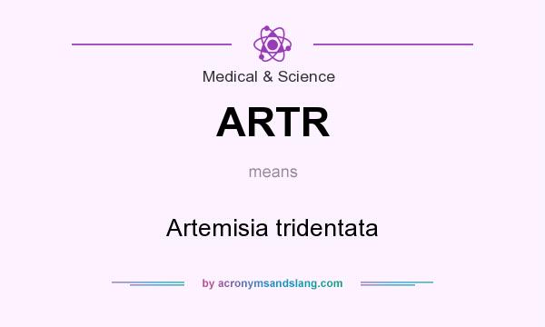 What does ARTR mean? It stands for Artemisia tridentata