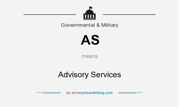 What does AS mean? It stands for Advisory Services