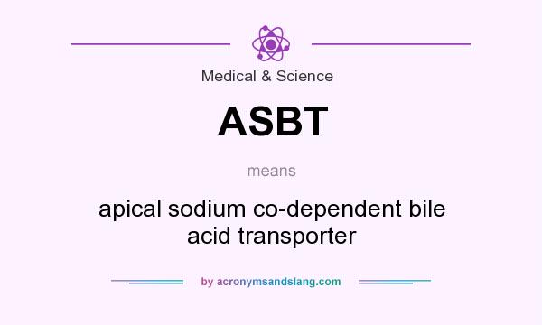 What does ASBT mean? It stands for apical sodium co-dependent bile acid transporter