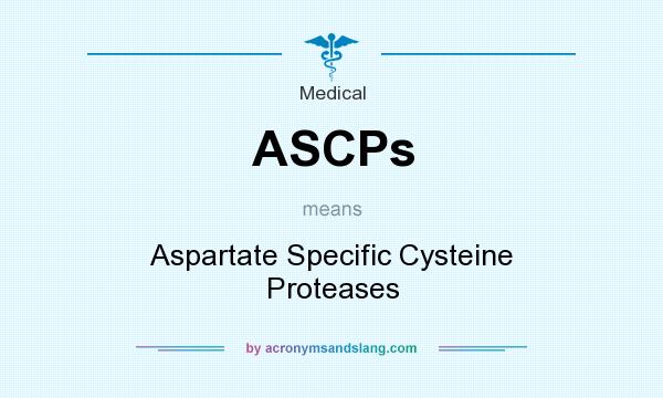 What does ASCPs mean? It stands for Aspartate Specific Cysteine Proteases