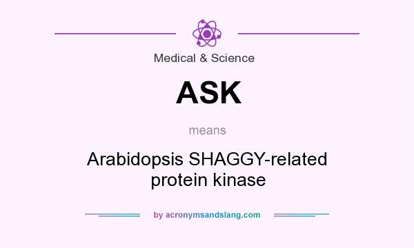 What does ASK mean? It stands for Arabidopsis SHAGGY-related protein kinase